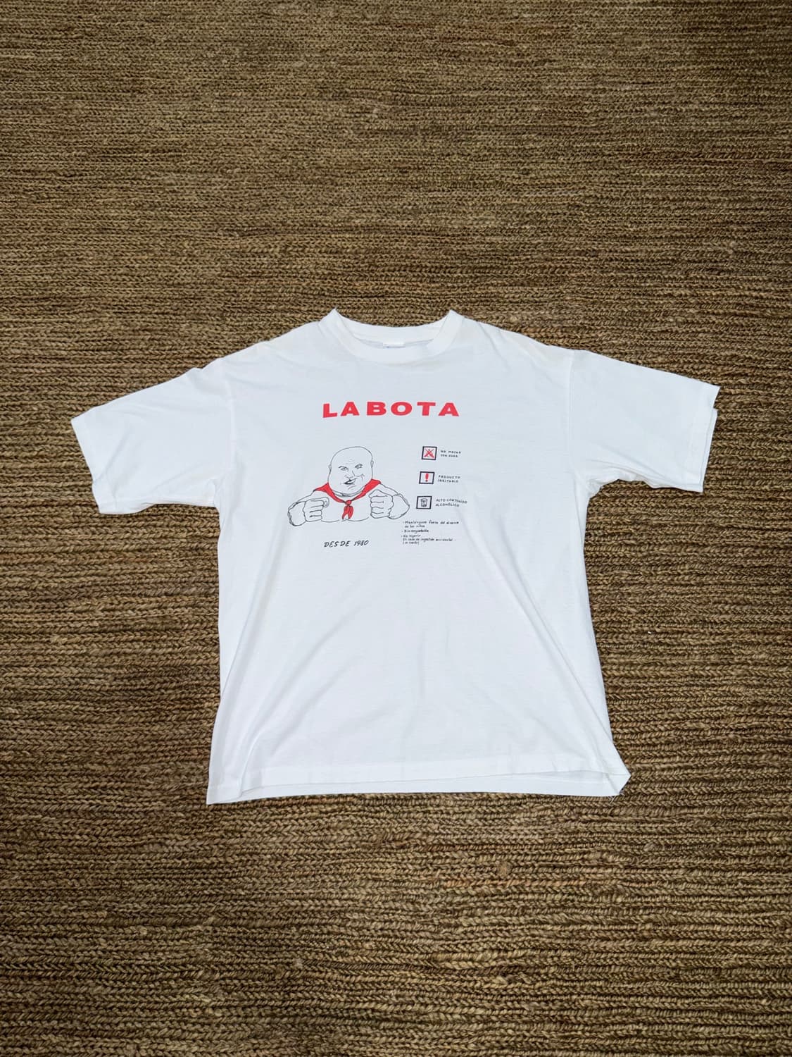 [XL]대머리 아저씨가 알려주는 부츠 사용 경고 안내문 티셔츠 상품이미지1