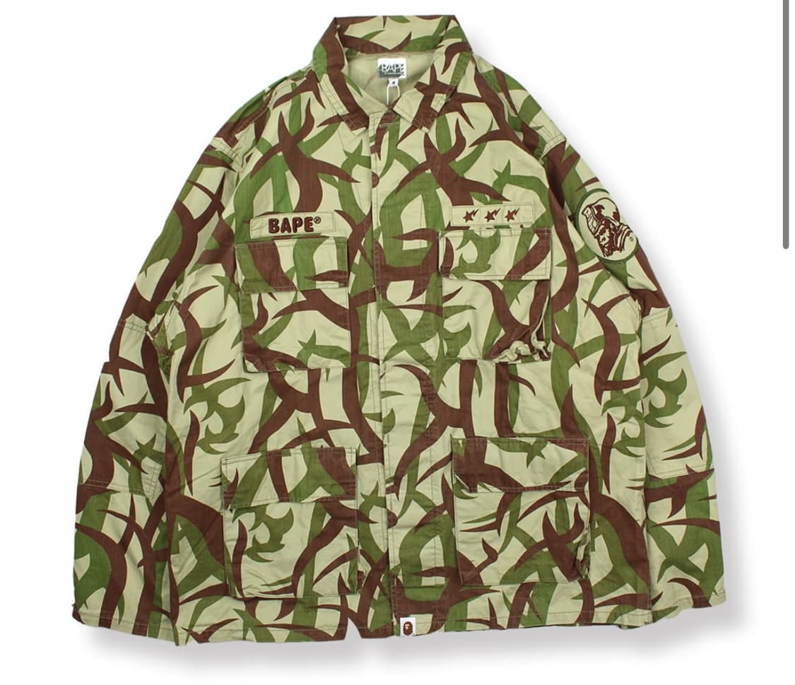 00s 베이프 - A BATHING APE 트라이벌 카모 자켓 상품이미지2