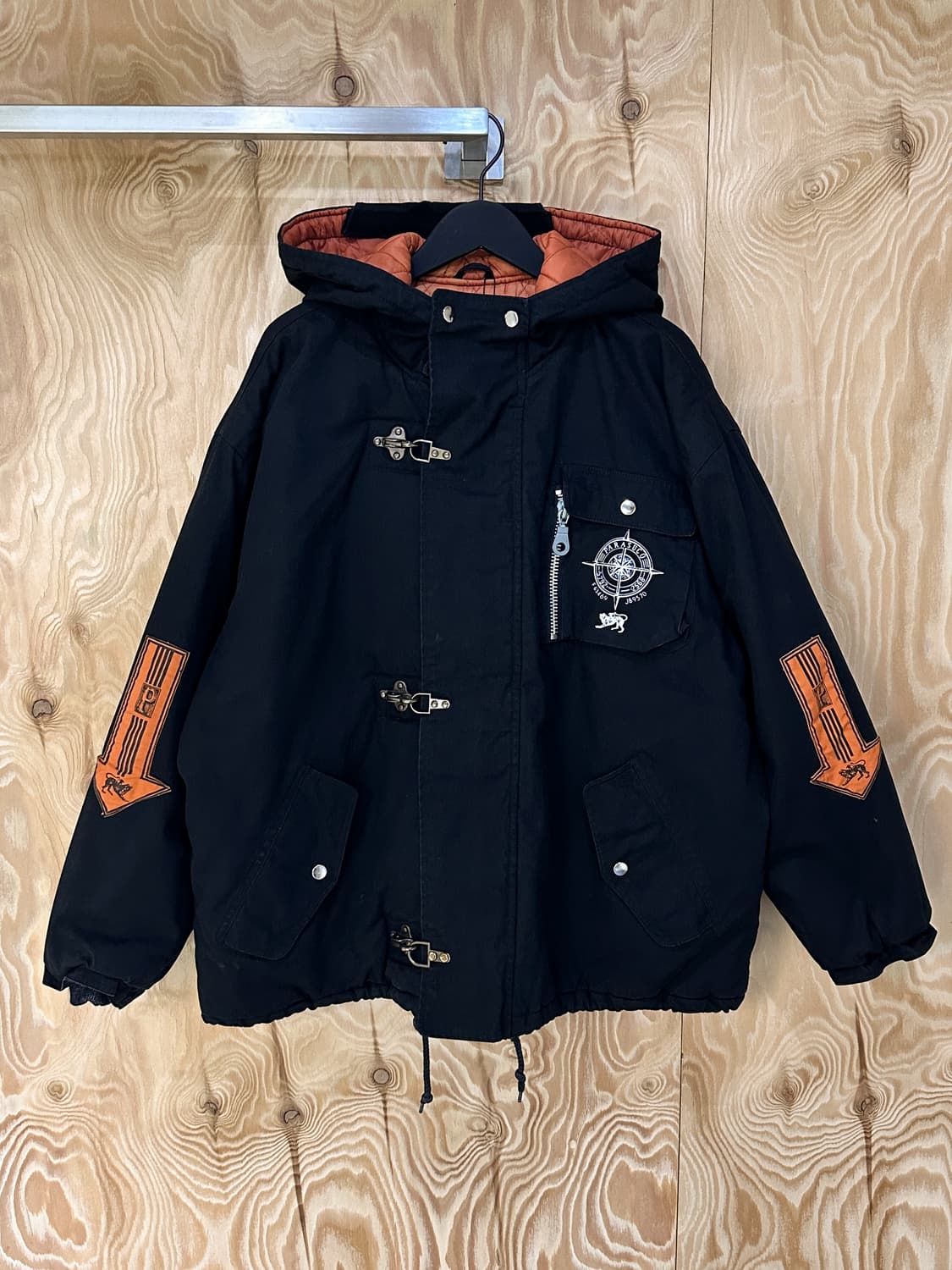 파라수코 아카이브 파이어맨 후드 파카 상품이미지1