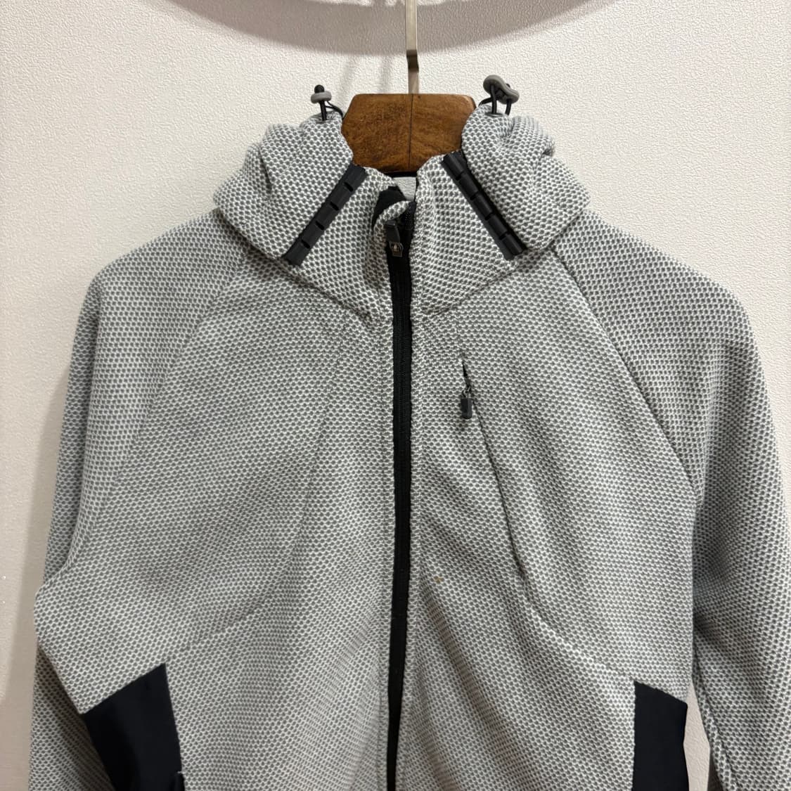 빈폴 회색 후드 집업 자켓 90 상품이미지3