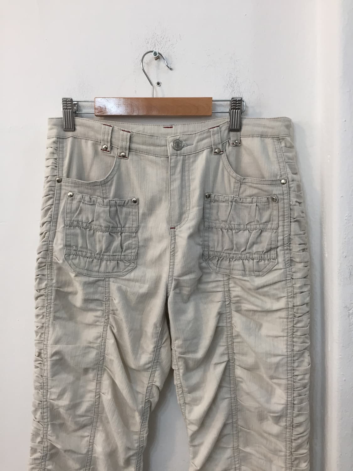 빈티지 셔링 8부 팬츠 상품이미지1