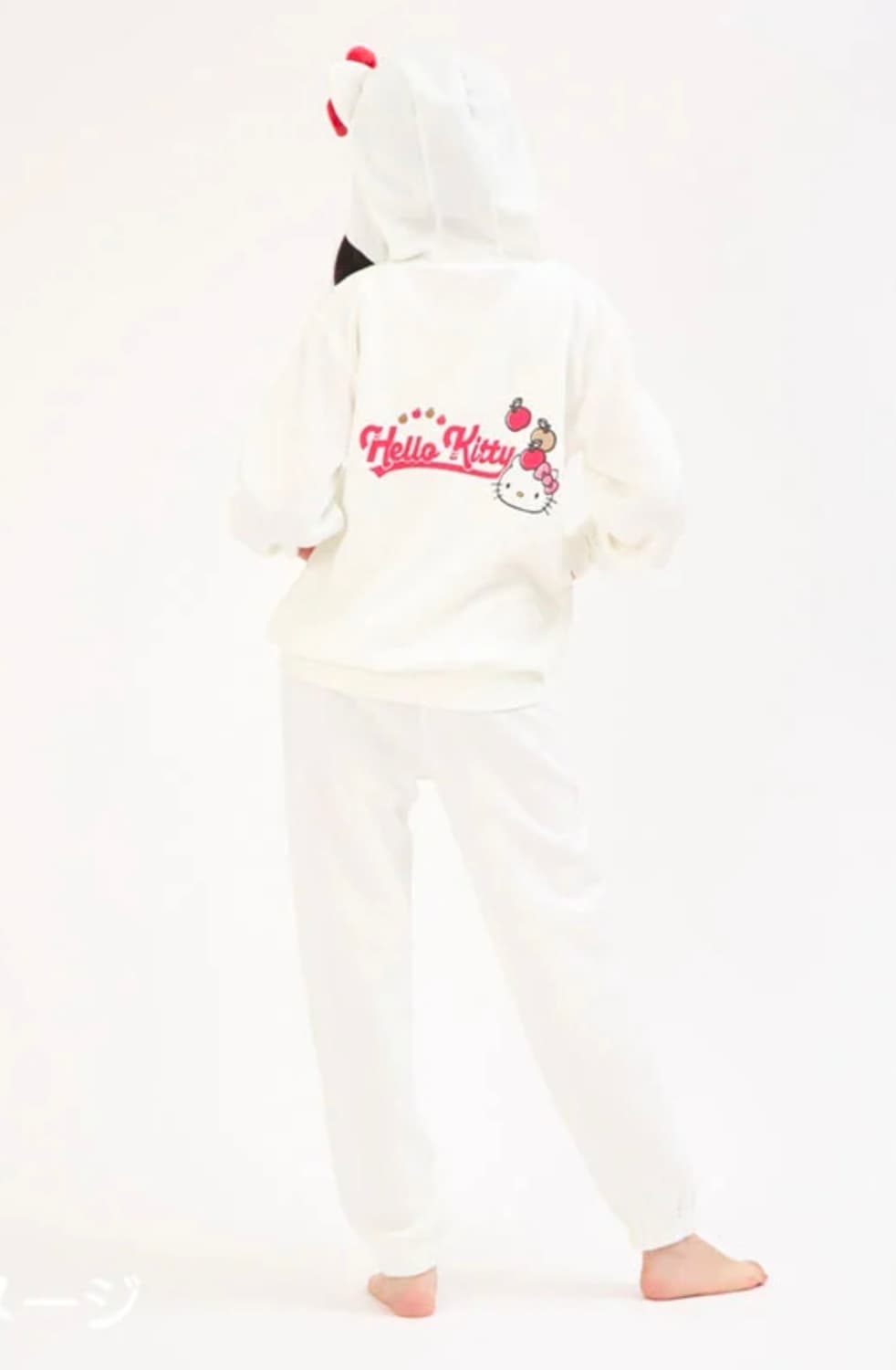 산리오  헬로키티 후드,바지조거 셋업 M 세트 상품이미지2