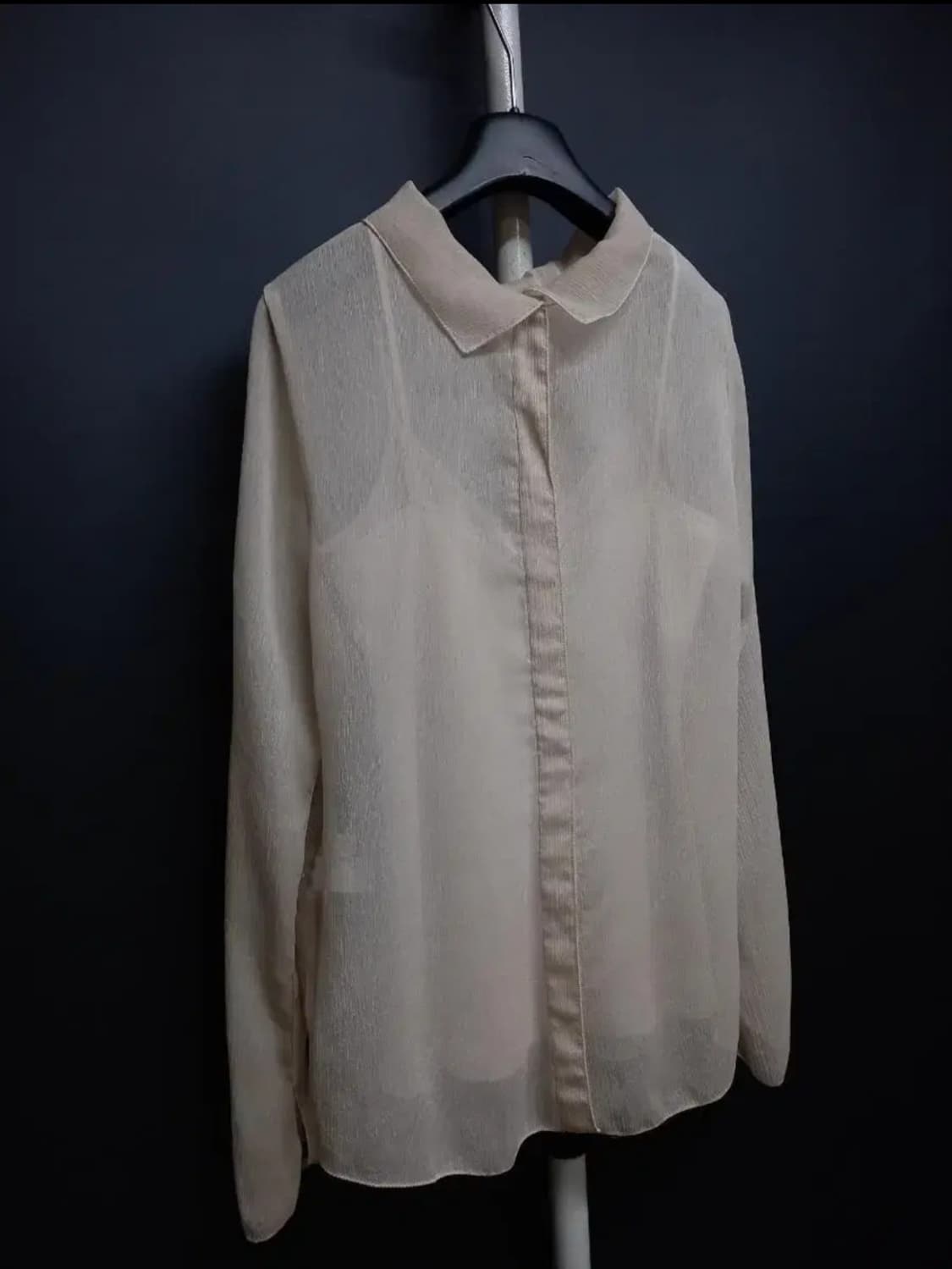 타임 TIME 오셀로 시스루 긴팔블라우스 44.55 상품이미지4