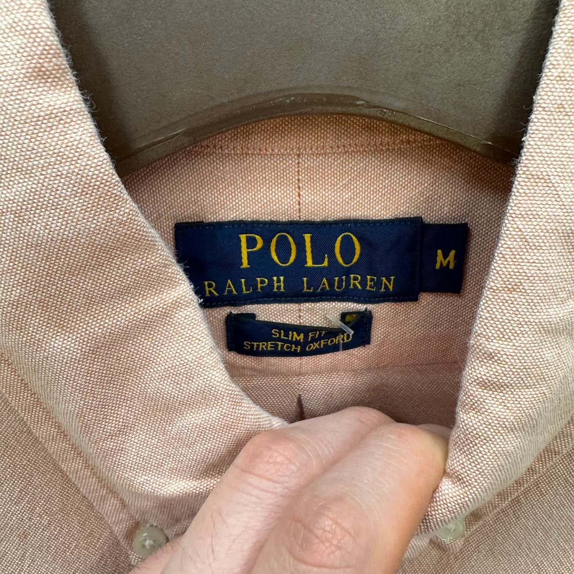 폴로 랄프로렌 솔리드 긴팔 셔츠 멀티포니 포인트 핑크 상품이미지6