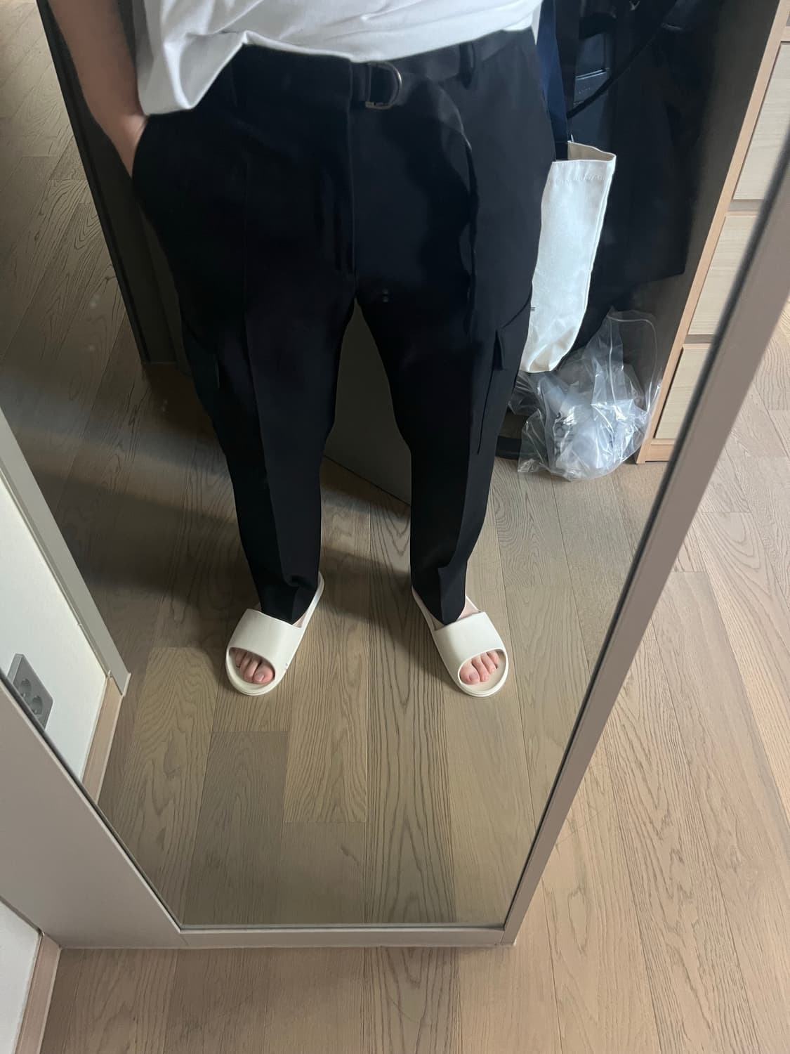 솔리드옴므 벨트인 카고 슬랙스 상품이미지5