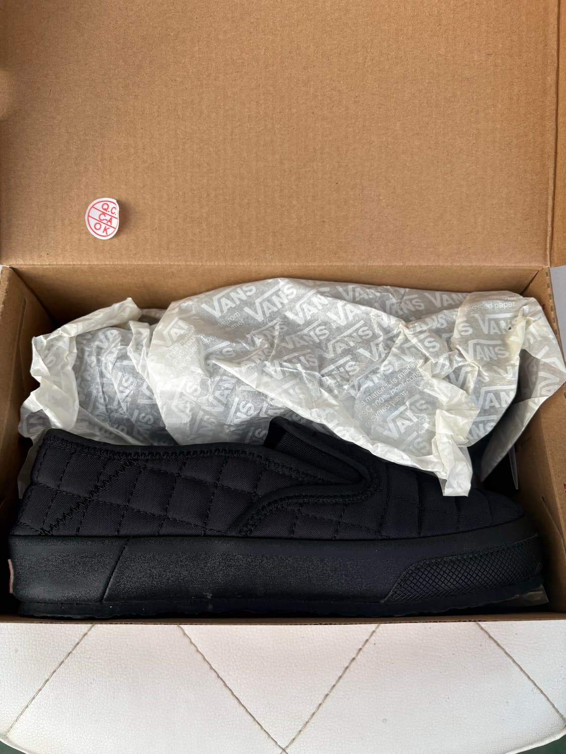 Vans 반스 패딩 슬립온 블랙 상품이미지3