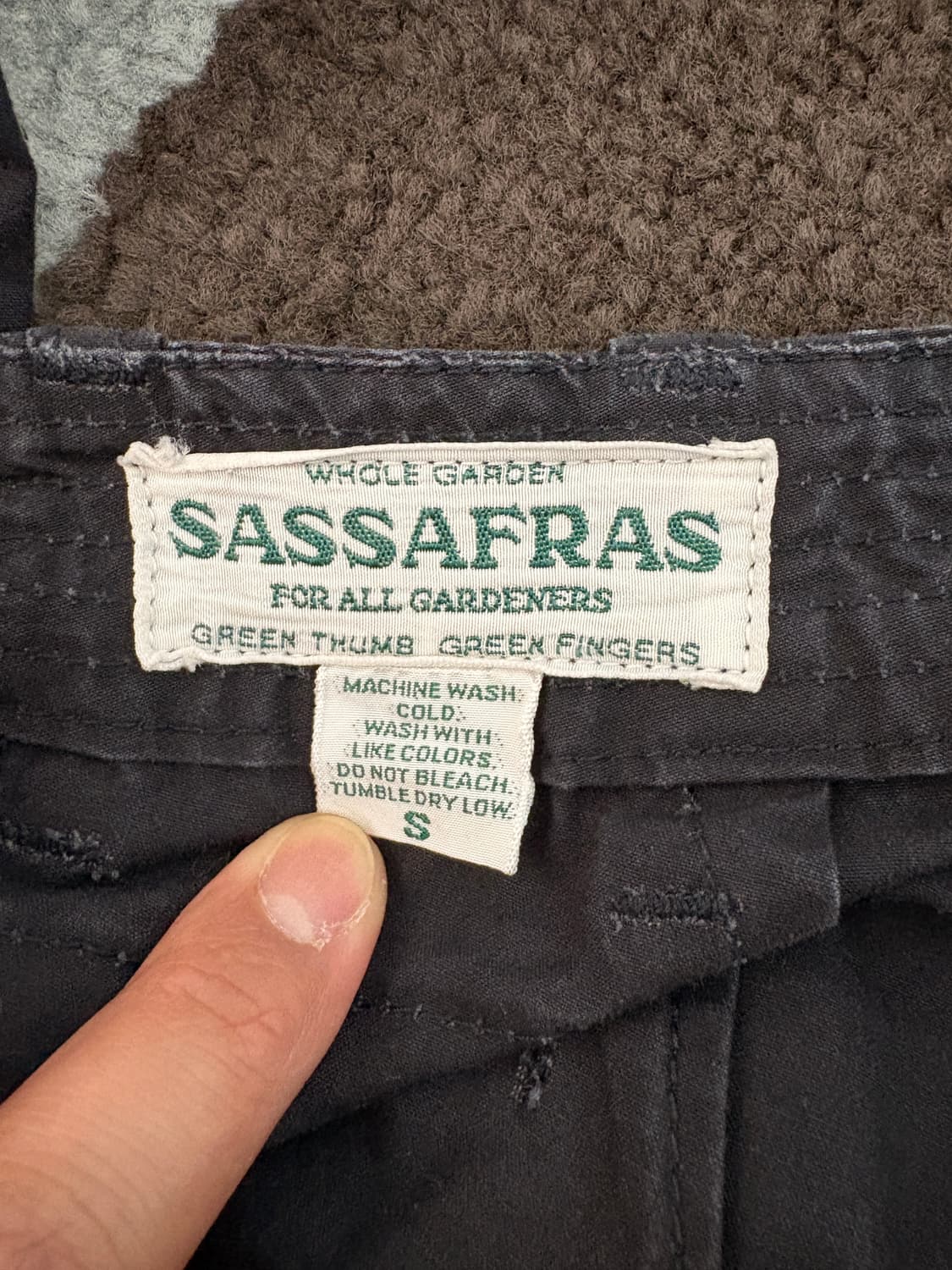 sassafras overgrown hiker pants navy S 상품이미지5