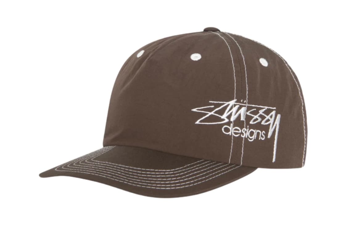 스투시 미드 뎁스 스투시 디자인 스냅백 브라운 상품이미지1