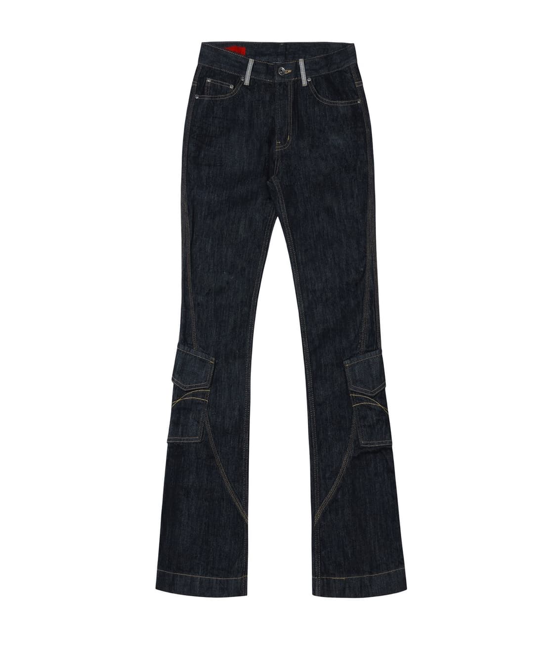 보헤미안서울 SELVEDGE CARGO BOOTCUT, BLUE 상품이미지2