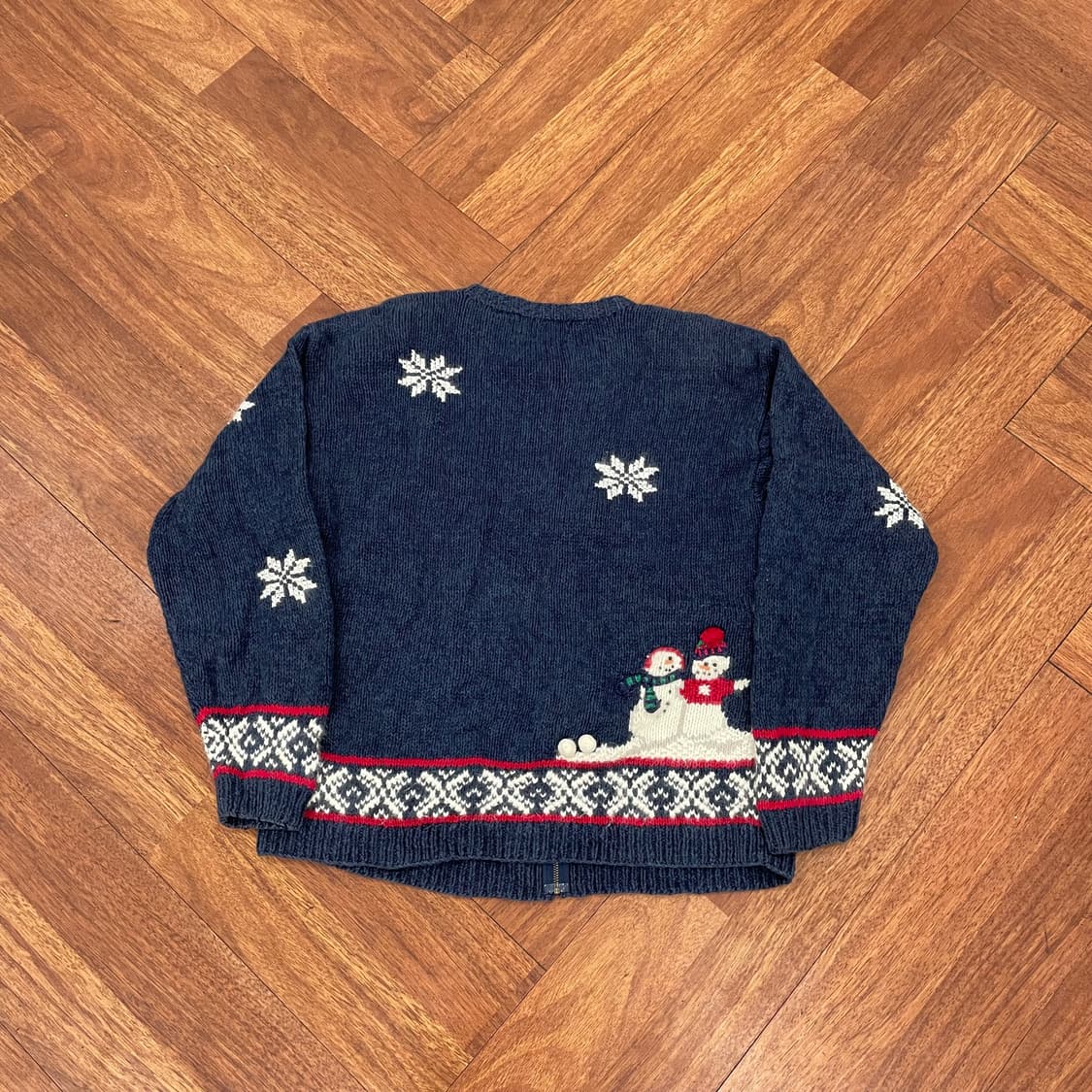 빈티지 croft & barrow 눈사람 니트 상품이미지2