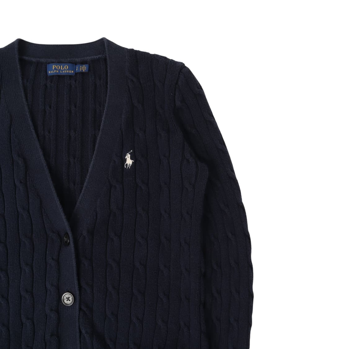 폴로 랄프로렌 네이비 케이블 니트 가디건 상품이미지3