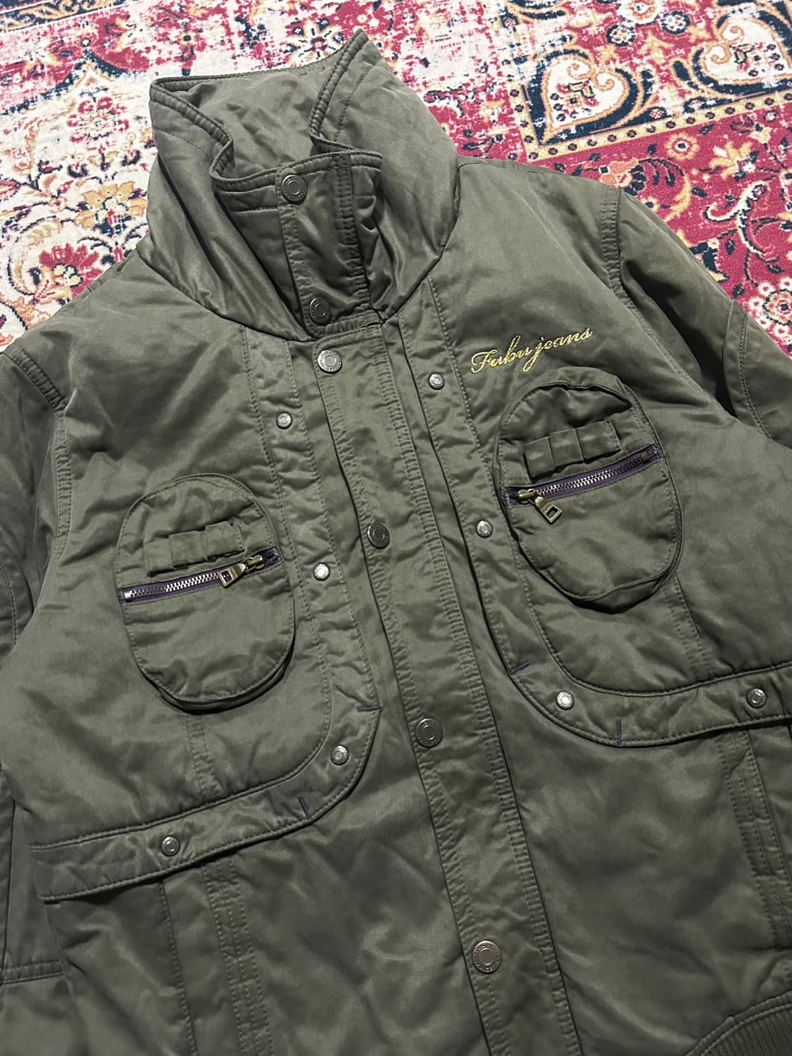 후부 카키 블루종 상품이미지2