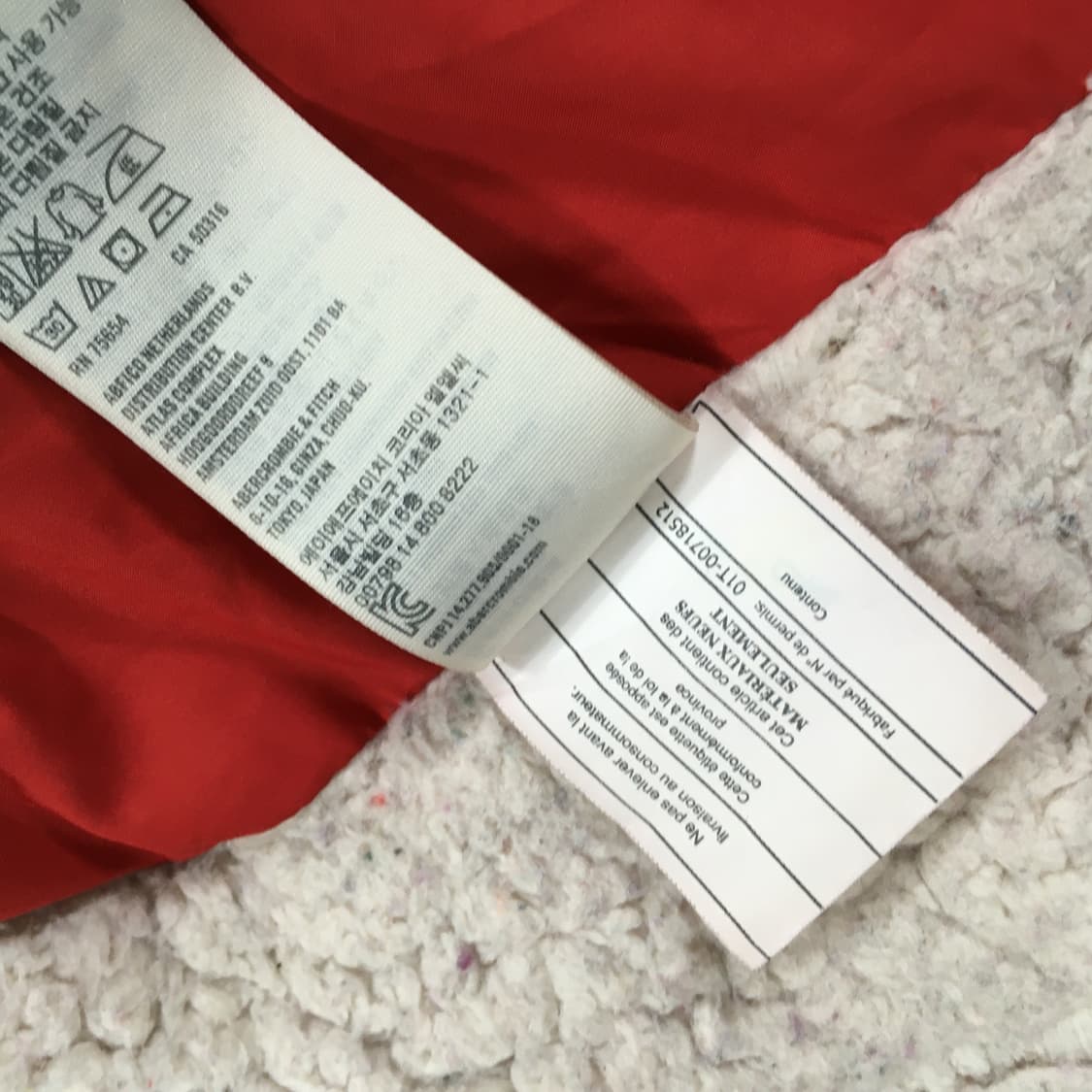 투티/0299 HOLLISTER 퍼 패딩 자켓 안감 스포티 슬림핏 상품이미지4