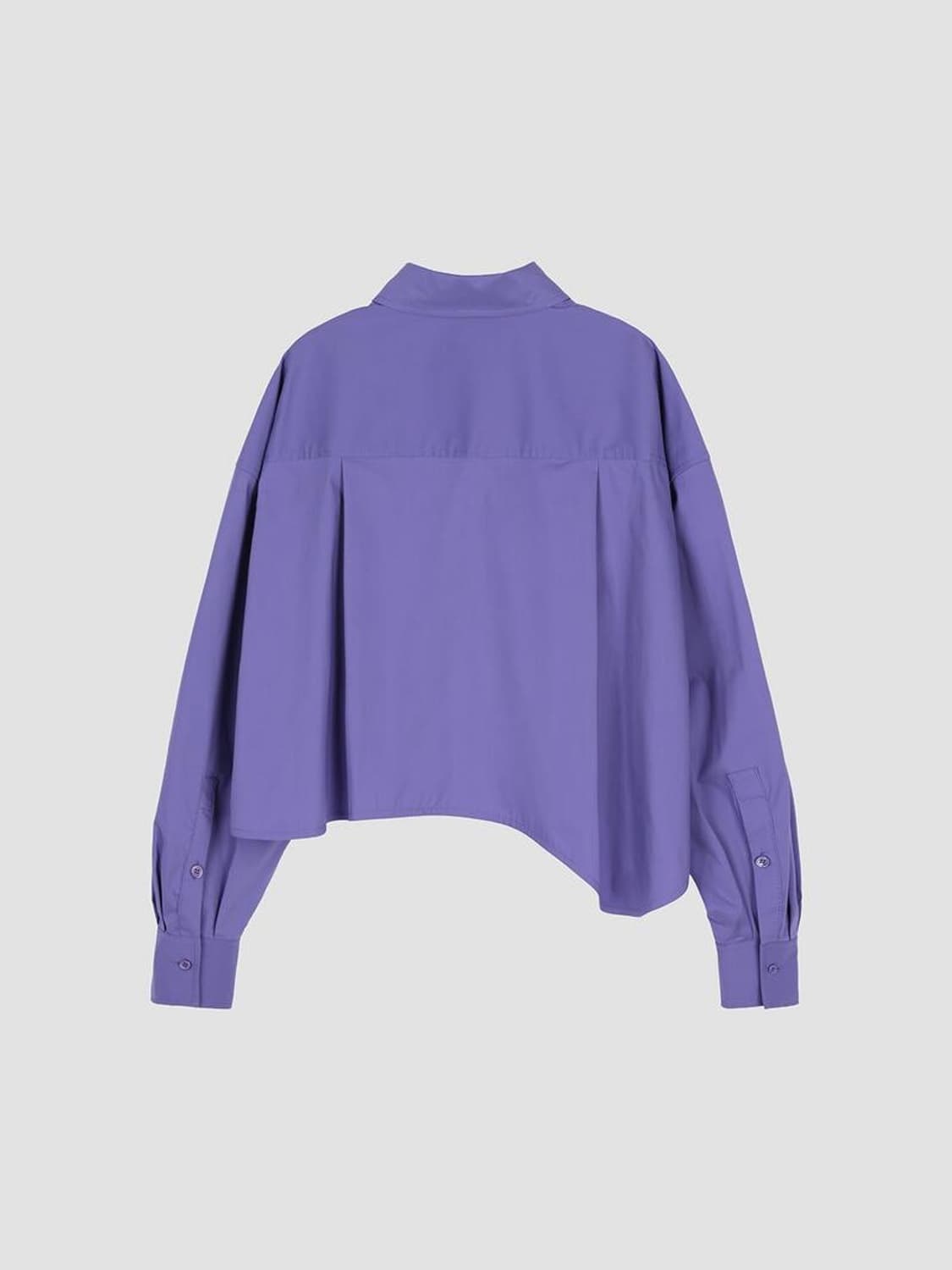 렉토 웨이브 디테일 셔츠(S사이즈) 상품이미지3