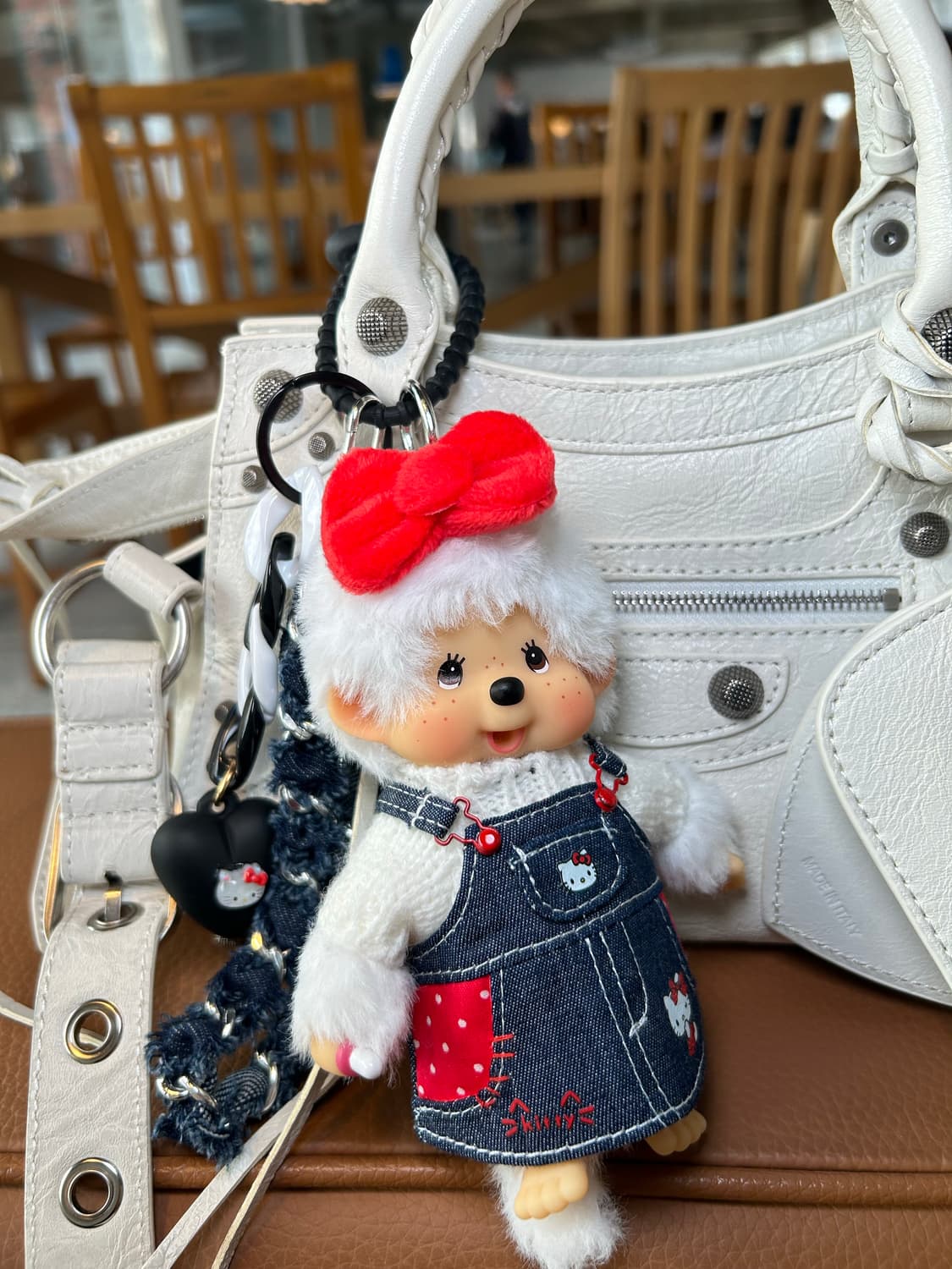 (85) 🐒정품몬치치 커스텀키링♥️키티무드 데님키치 상품이미지6