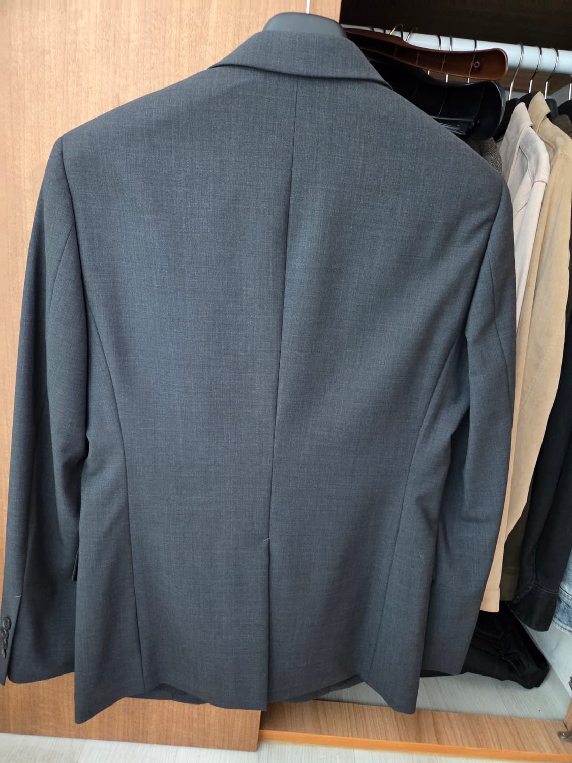 시슬리 남성 블레이저 자켓 차콜그레이 95사이즈 상품이미지2
