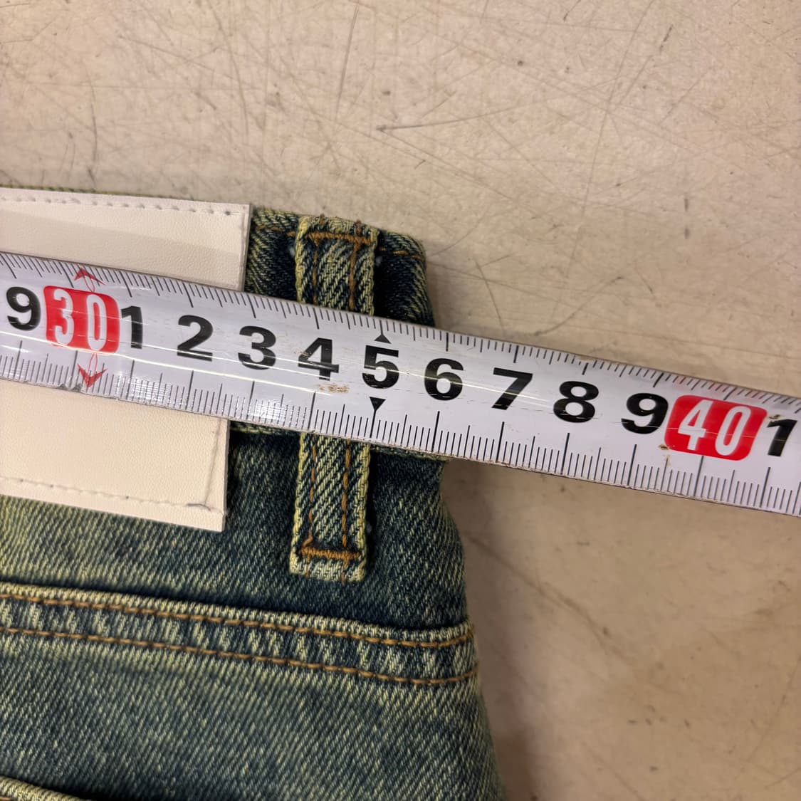 빈티지 워싱 와이드 데님 팬츠 상품이미지5