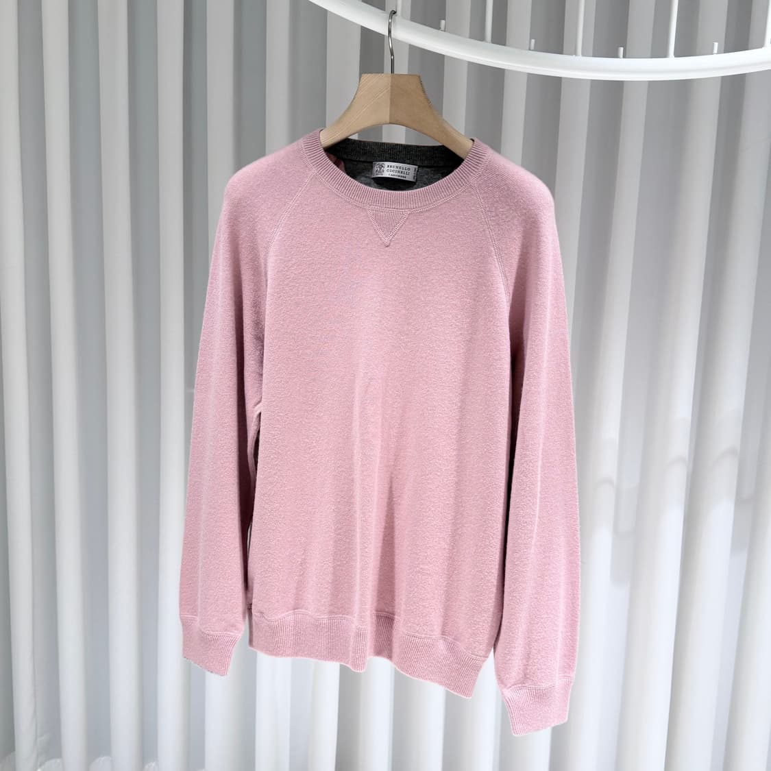 50 / 브루넬로쿠치넬리 캐시미어 핑크 니트 상품이미지2