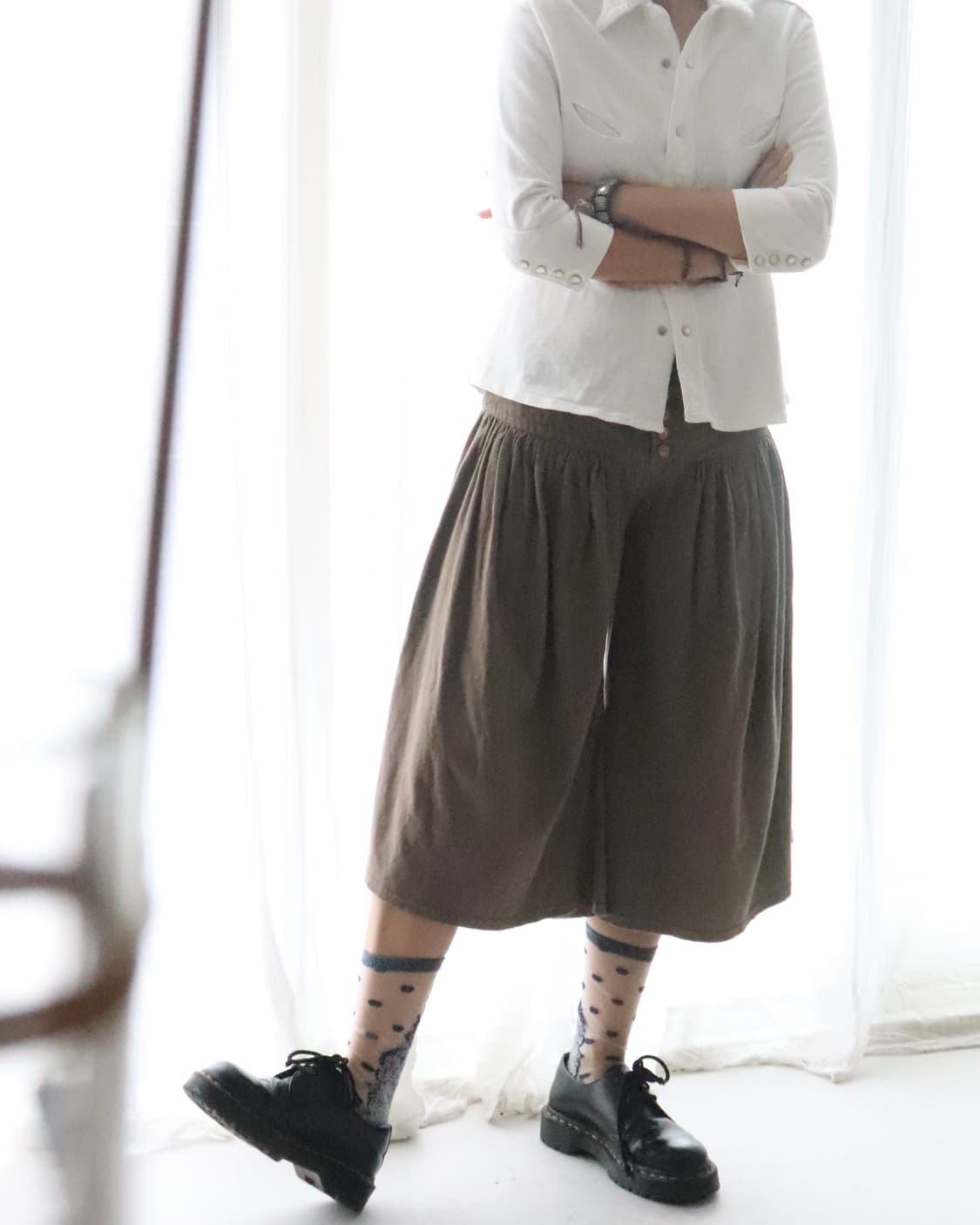 [Kapital] Khaki Brown Culottes Pants 상품이미지5