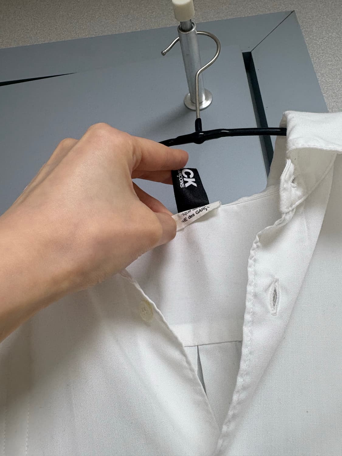 꼼데가르송 블랙 - 화이트 블라우스 셔츠 상품이미지3