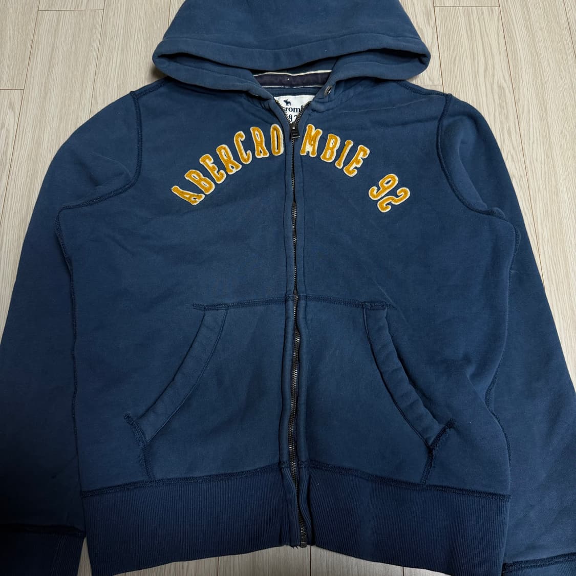 아베크롬비 네이비 후드집업 xl 상품이미지2