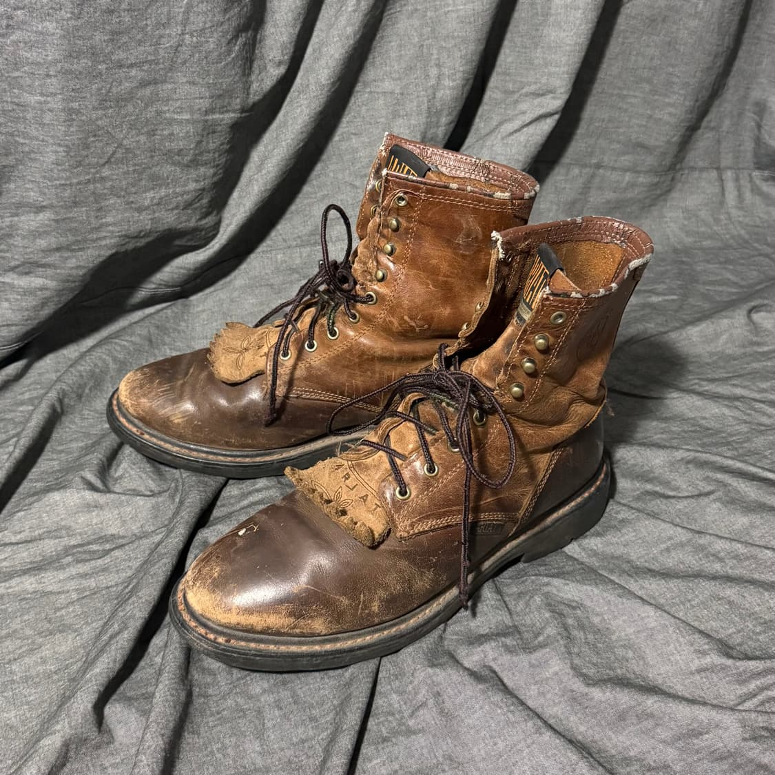 Men's Cascade 8" Lace Up Work Boots 상품이미지8
