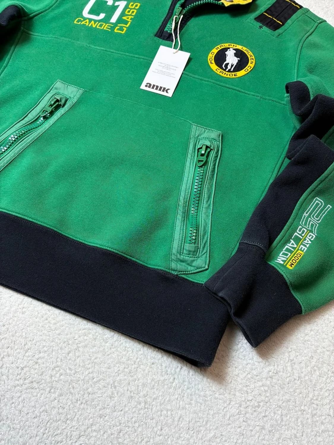 폴로 랄프로렌 00's C1 레이싱 하프 스웻 맨투맨 PN6350 상품이미지4