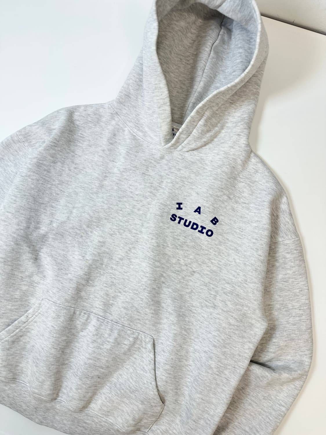 아이앱스튜디오 라이크그레이 멜라지 후드 L 상품이미지3