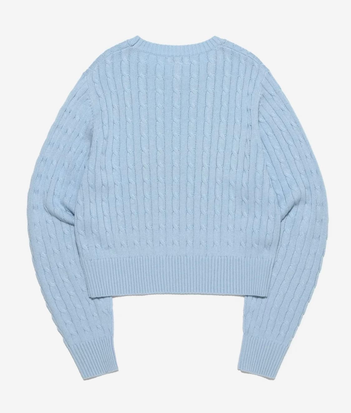 LEE 하늘색 케이블 니트 상품이미지2