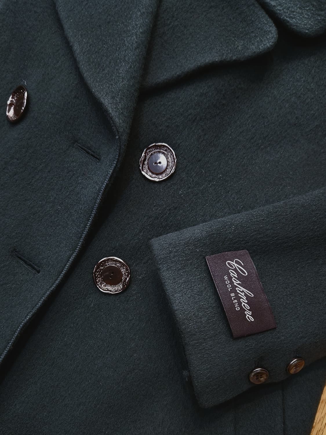 (새상품)에고이스트 빅카라 더블 코트 55 상품이미지7