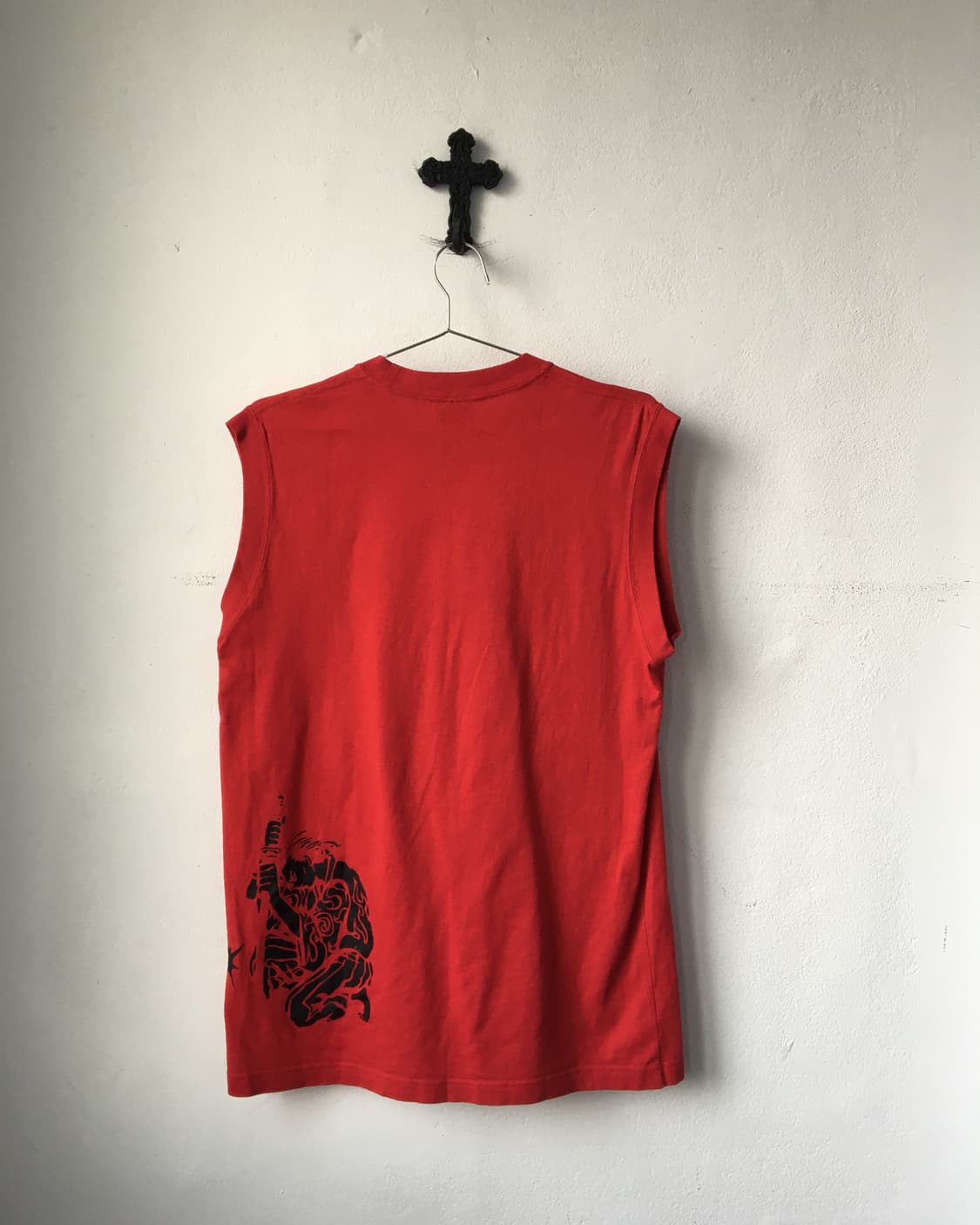 Samurai printing sleeveless 상품이미지3