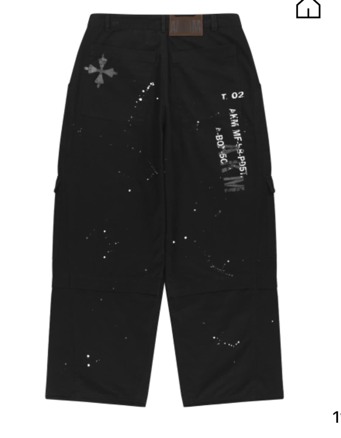 구함)AAKAM 아캄 Painted Military Cargo Pants 상품이미지1