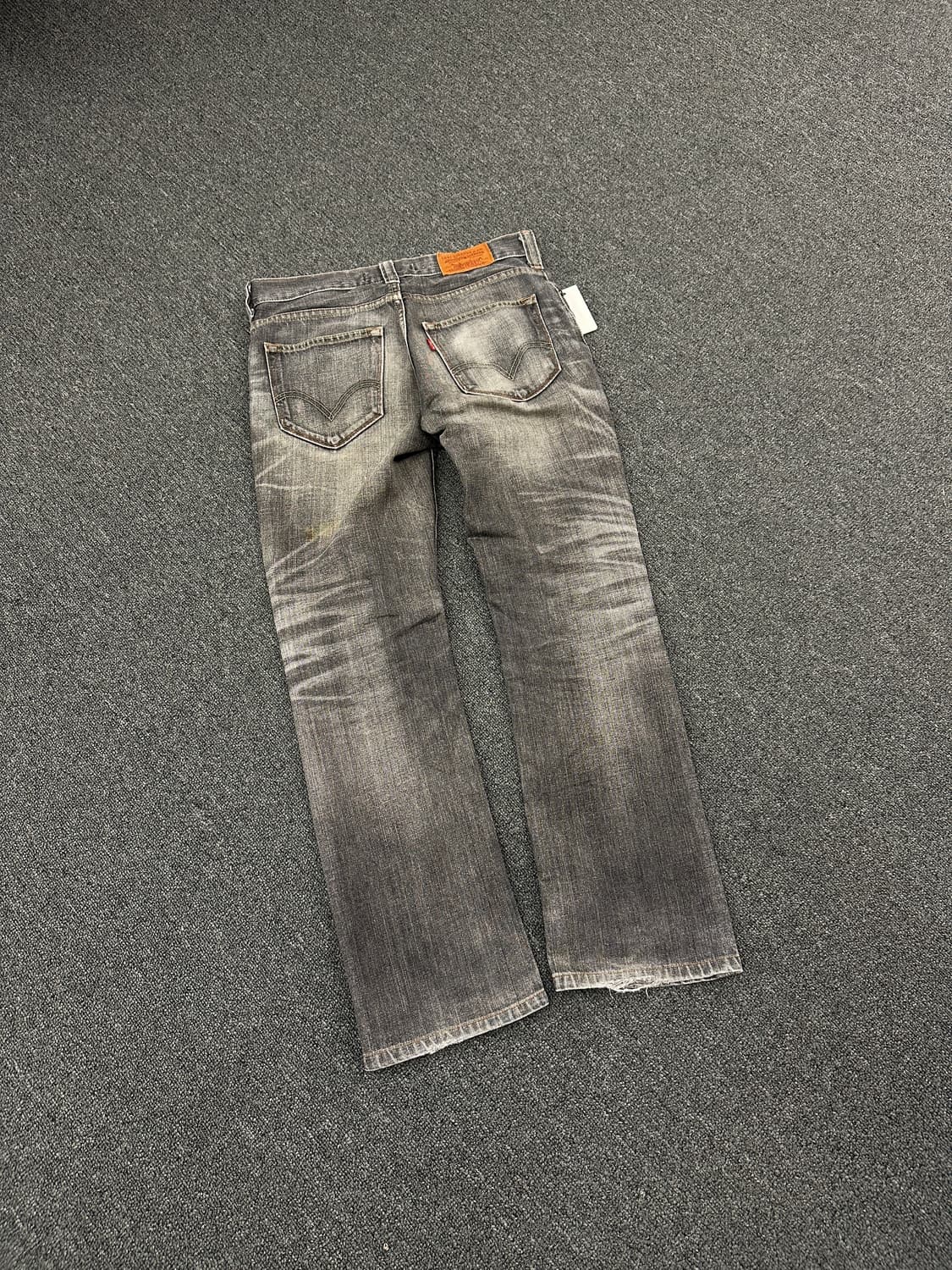 31) 리바이스 511 슬림 스트리이트 흑청 데님팬츠 상품이미지3