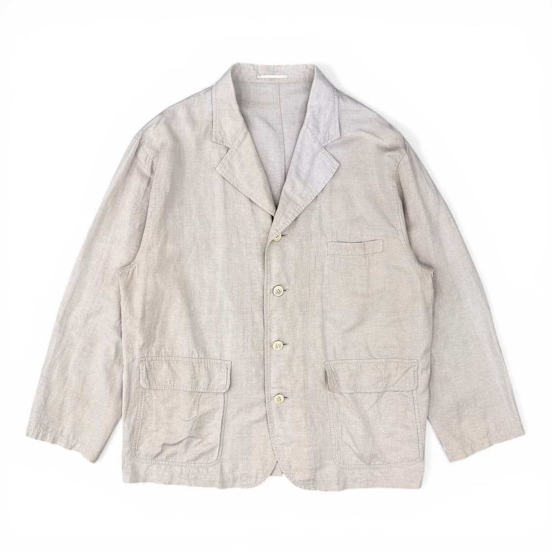 80's 꼼데가르송 옴므 린넨 블레이저 상품이미지1