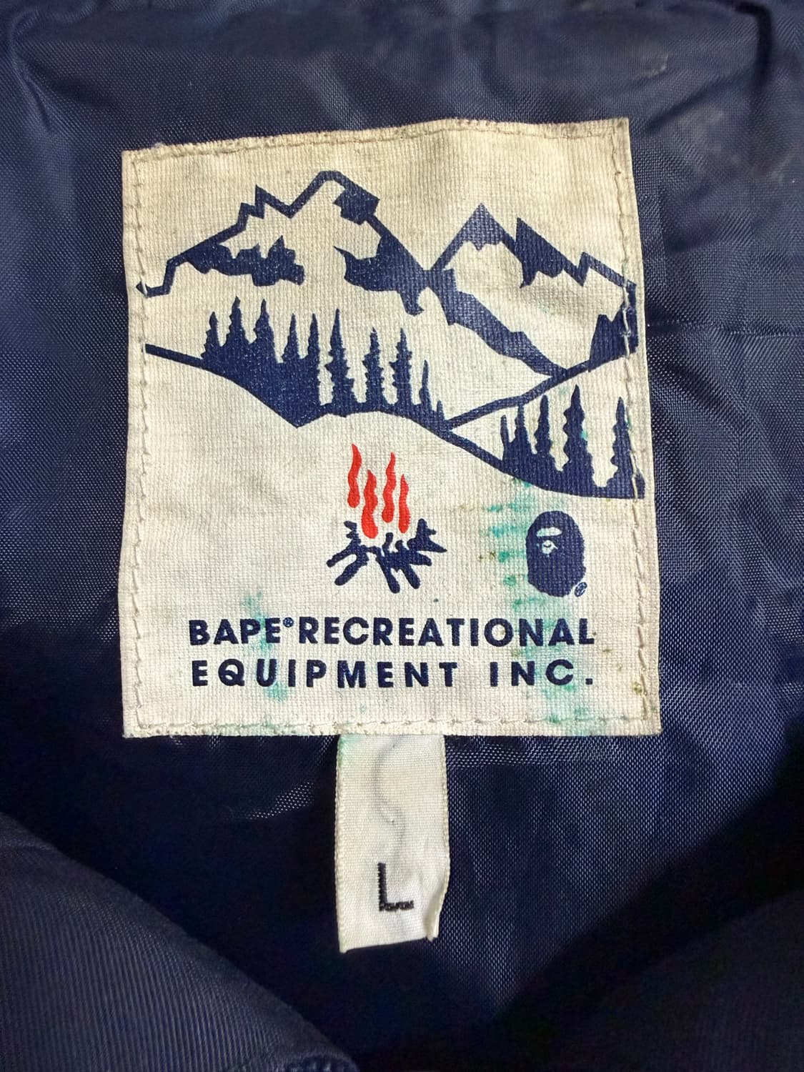 베이프 RECREATIONAL EQUIPMENT INC 네이비 후드 파카 상품이미지3