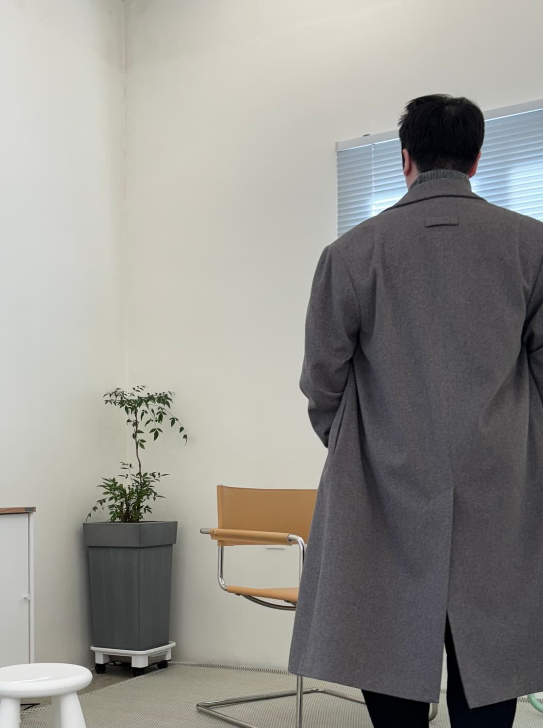 피어오브갓 오버사이즈 코트 멜란지그레이 23fw 상품이미지1