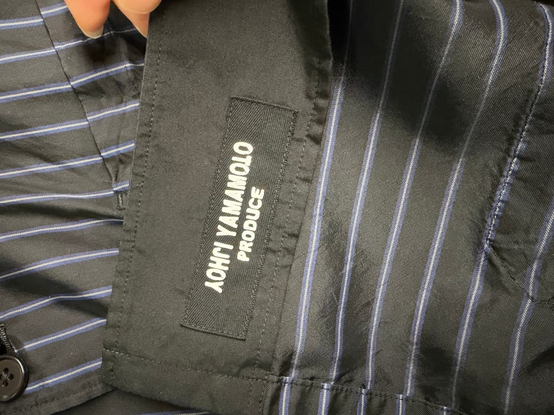(신세계국내탭⭕️) 요지 야마모토 뿌르 옴므 최상위라인 셔츠 자켓 상품이미지5