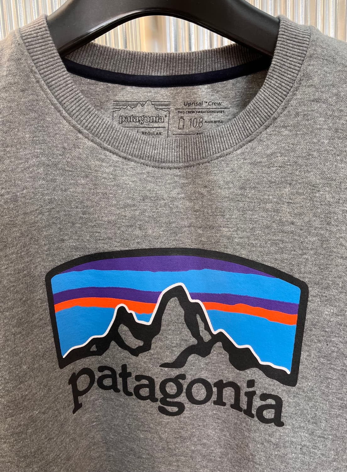 파타고니아 업라이절 크루 맨투맨 그레이 L 상품이미지3