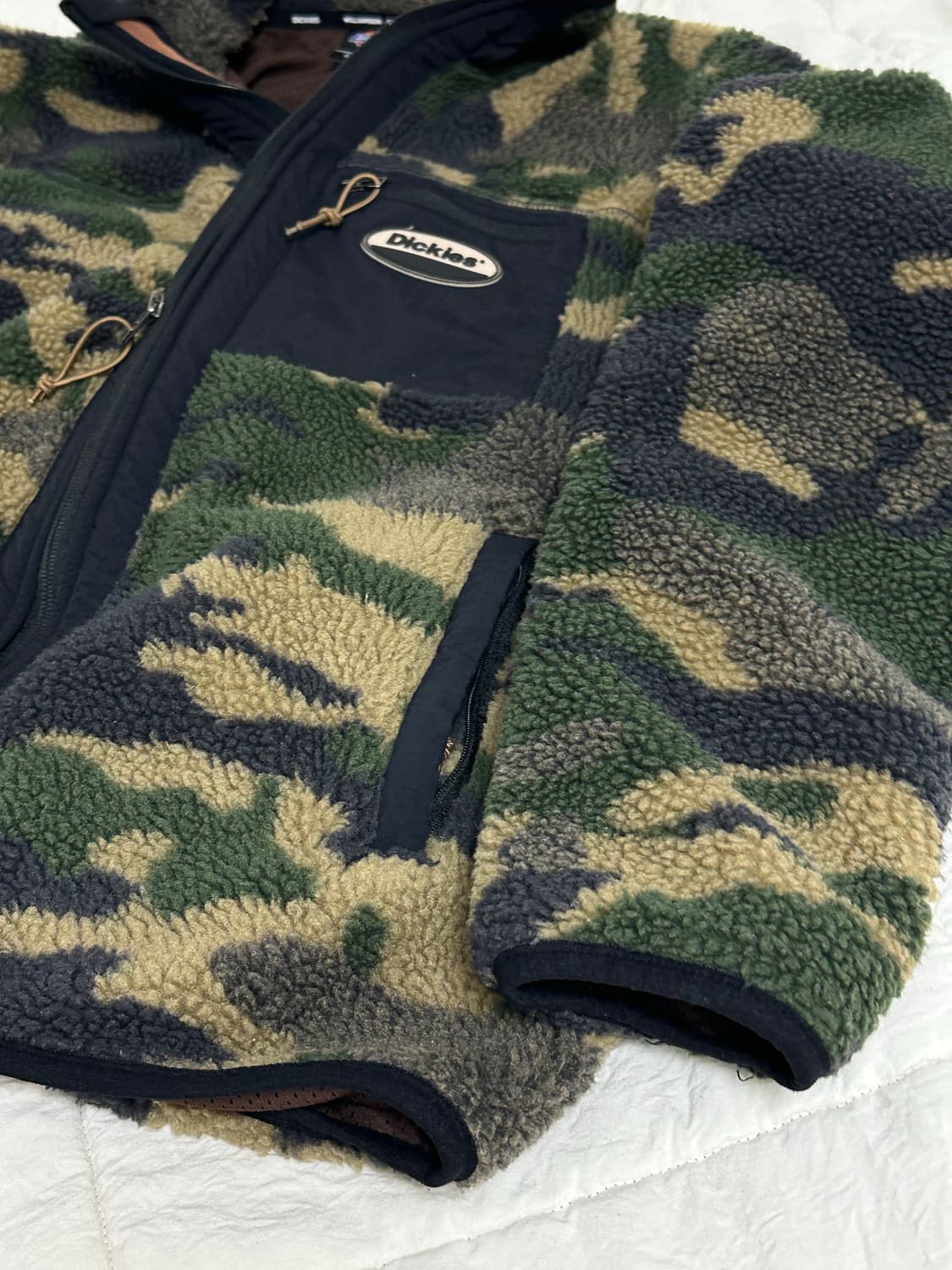 디키즈 카모플라쥬 후리스 플리스 뽀글이 라지  상품이미지5