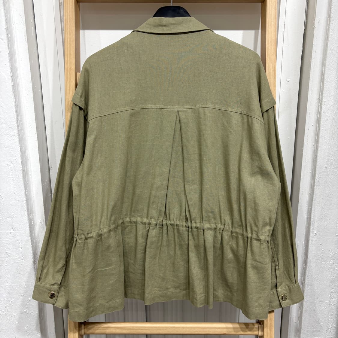 자라 린넨 집업 자켓 상품이미지4