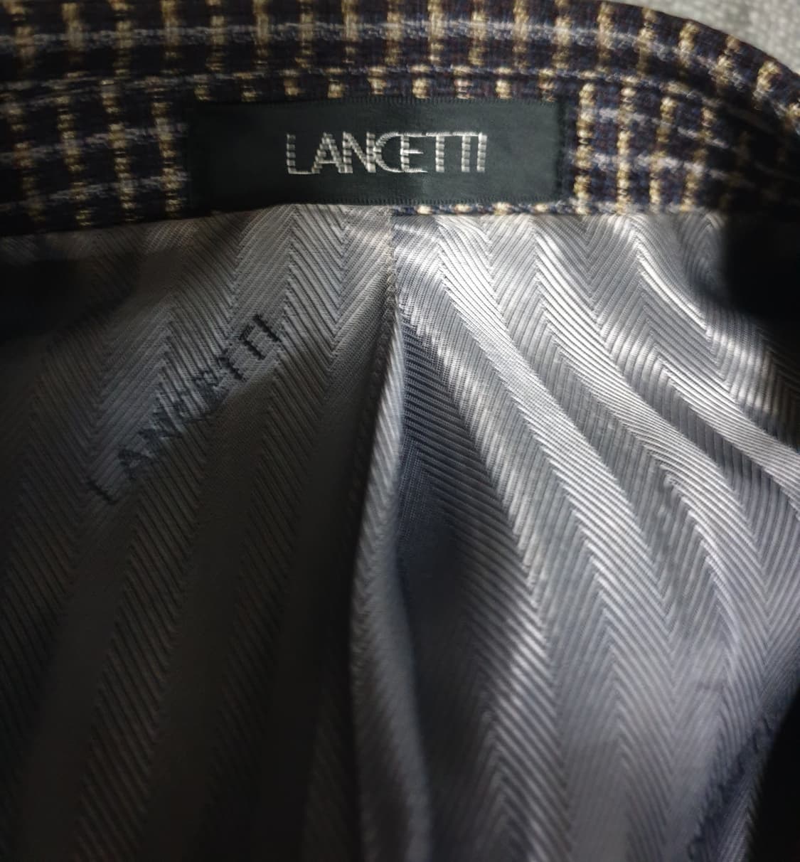 란체티 이태리 깅엄 울 블레이저 (100) 상품이미지3