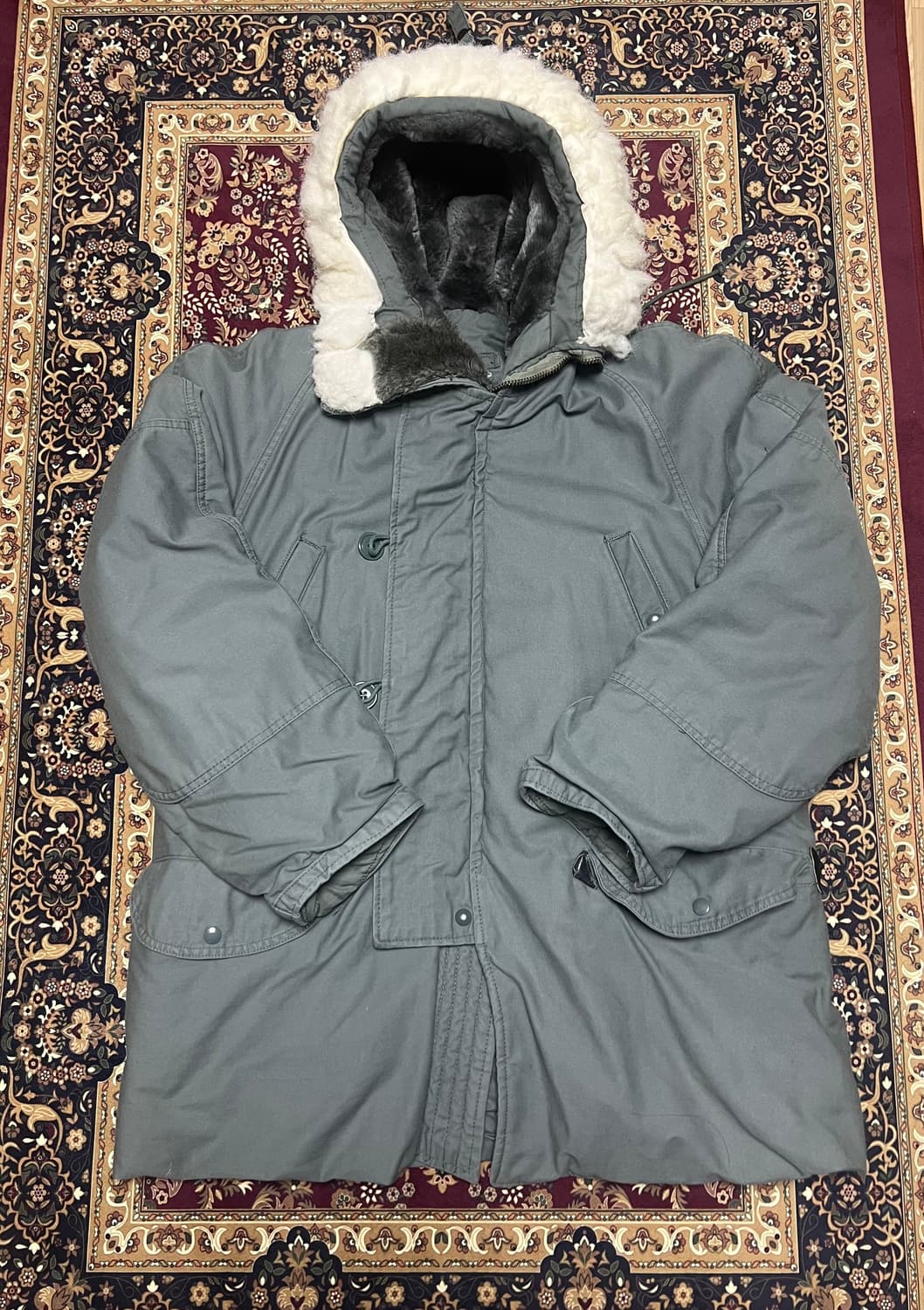 미군 오리지널 N-3B 파카 84년 DSA 상품이미지1