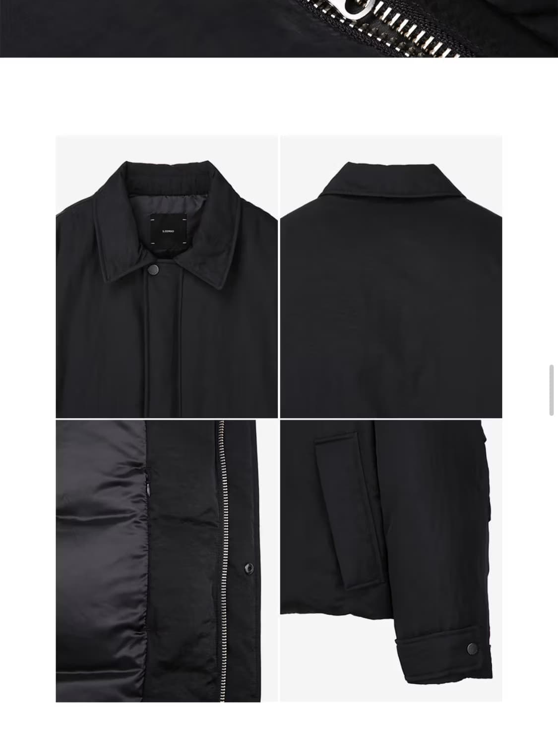 일꼬르소 카라 크롭 구스다운 상품이미지3