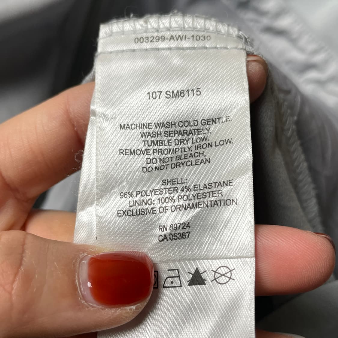 COLUMBIA 컬럼비아 빈티지 라이트그레이 윈드브레이커 A00504 상품이미지10