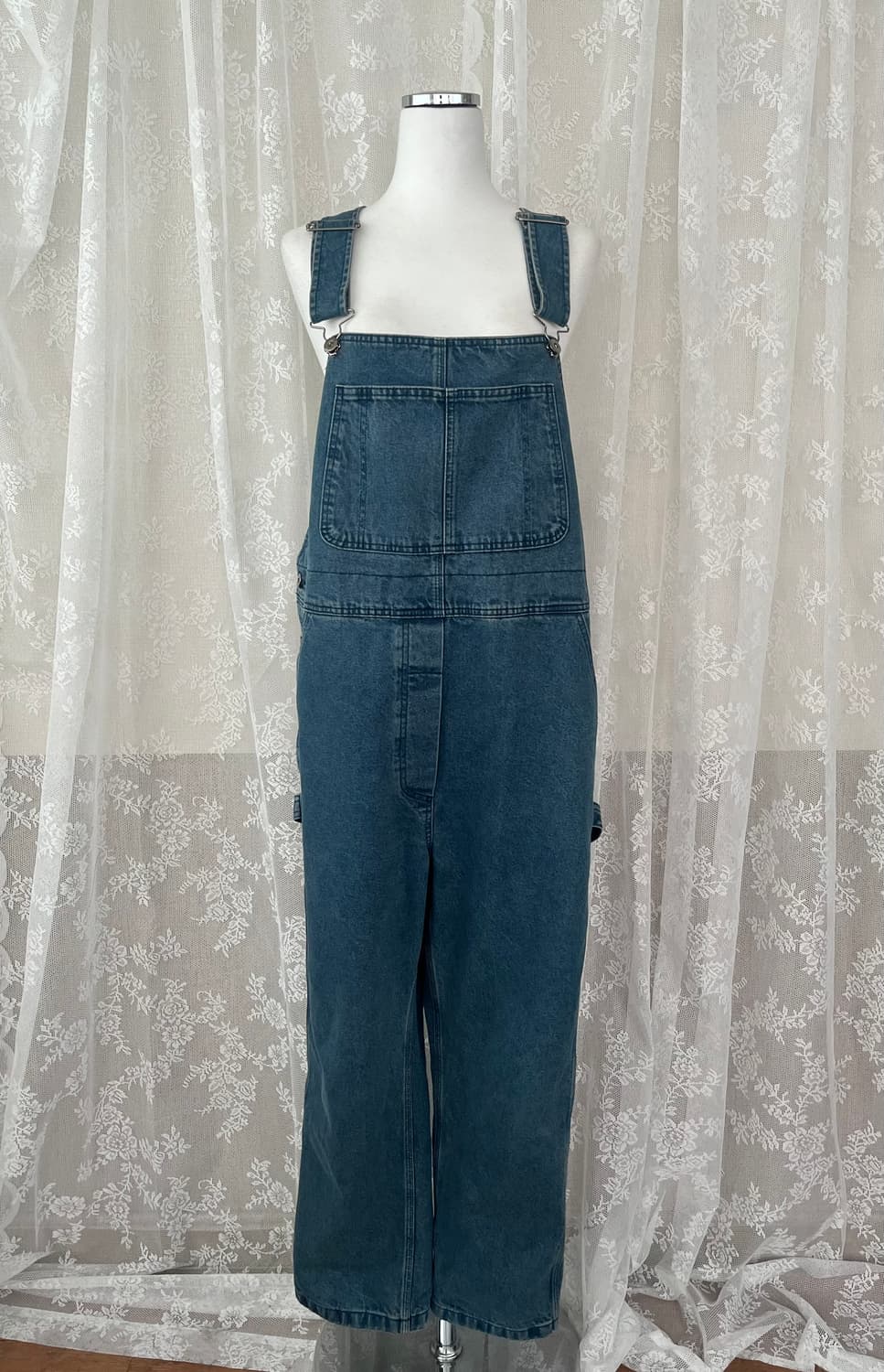 F) 스튜디오 톰보이 카펜터 데님 오버롤 중청 상품이미지1