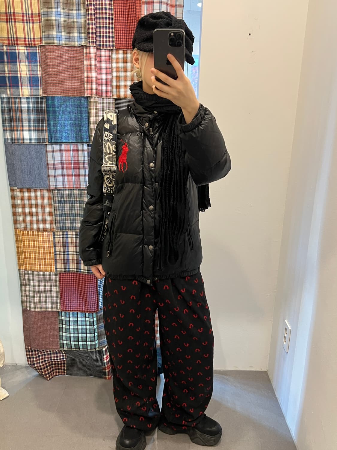 폴로 글로시 빅포니 푸퍼 패딩 상품이미지2