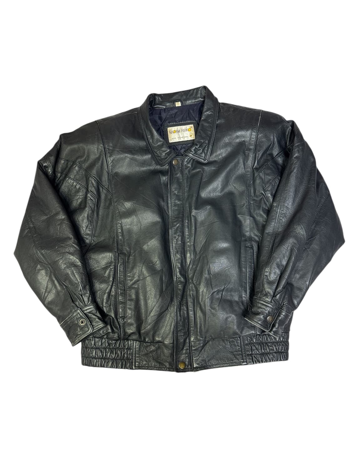 빈티지 레더 블루종 소가죽 자켓 M 상품이미지1