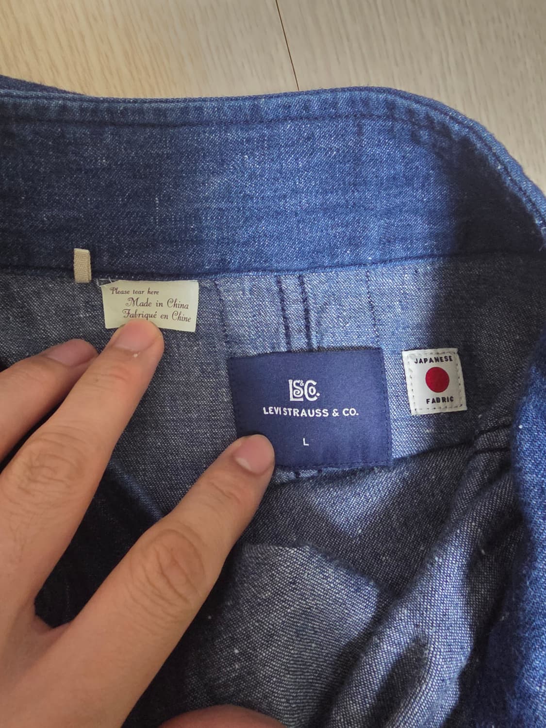 [L] 리바이스 블루탭 피쉬테일 파카 상품이미지5