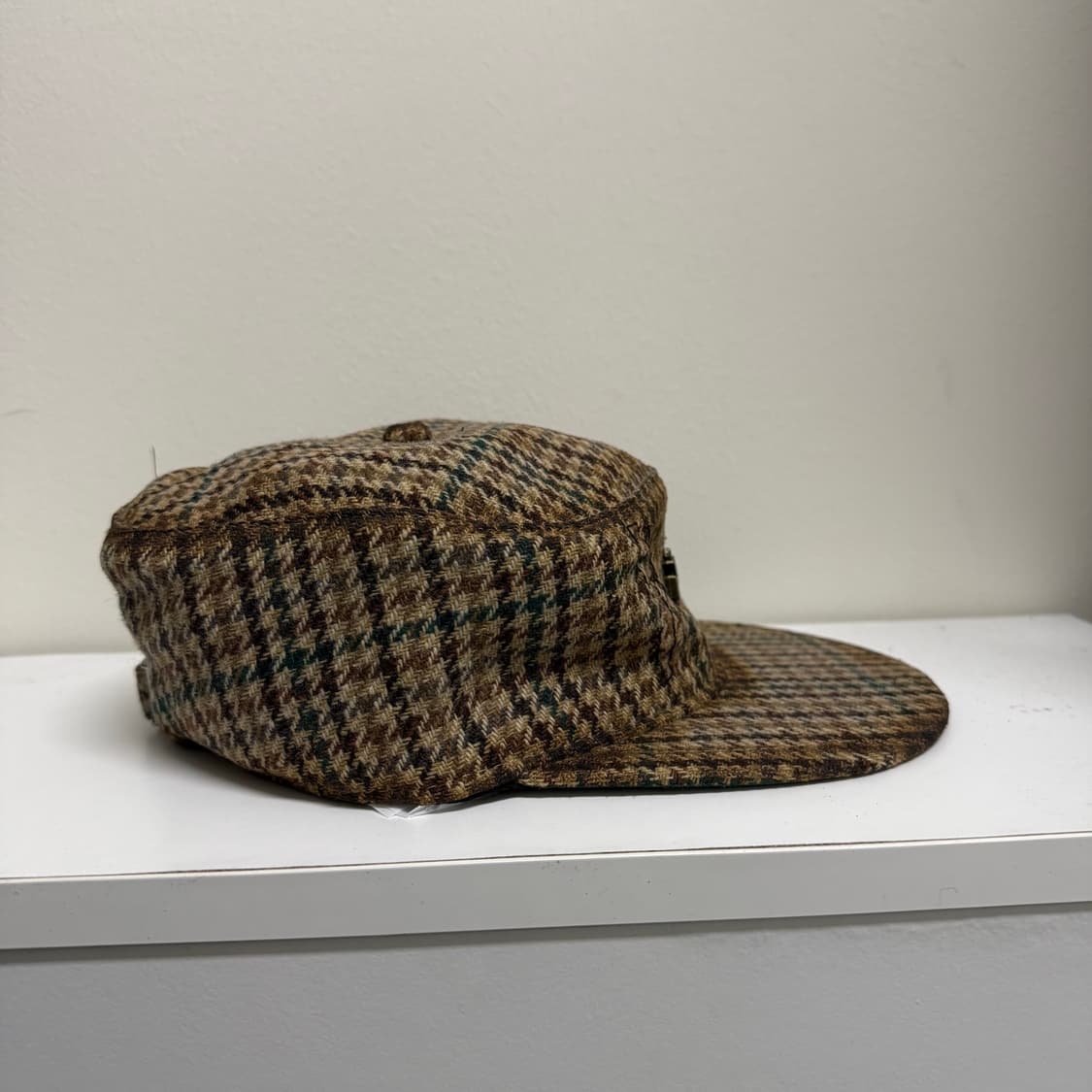 VINTAGE 체크보드 언더마이카 참 커스텀 박스 캡 상품이미지4