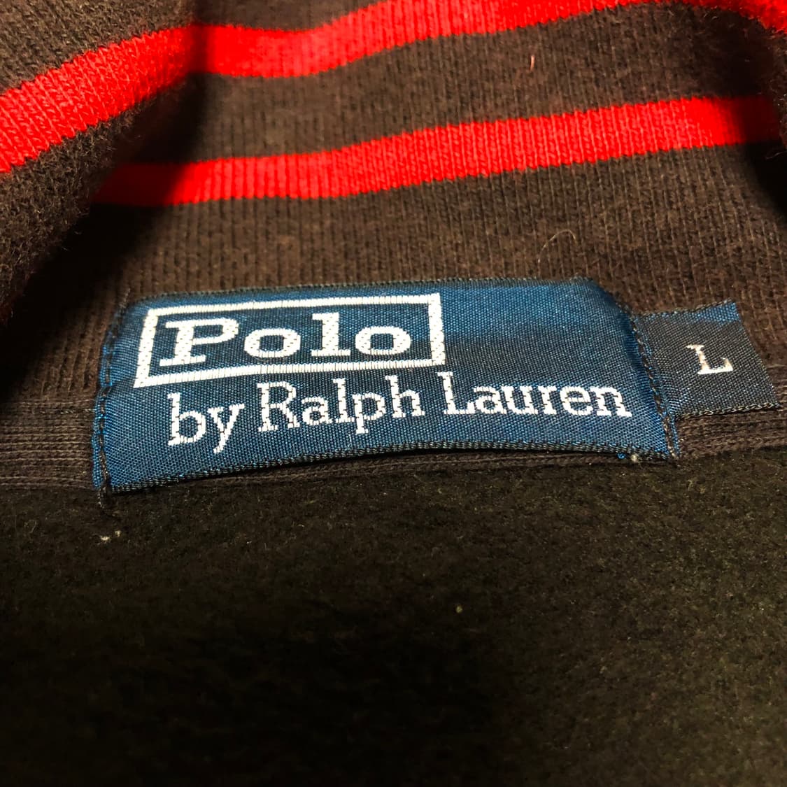 폴로 랄프로렌 반집업 맨투맨 초코브라운 티셔츠  상품이미지5